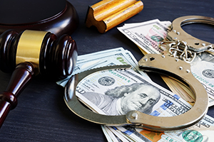 Release from custody depends on bail and bond.