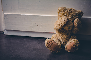 Teddy Bear Afraid